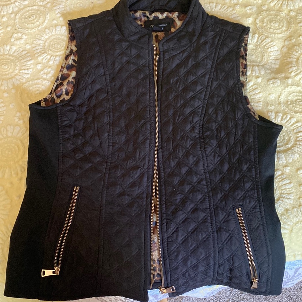 Black New Directions Quilted Vest